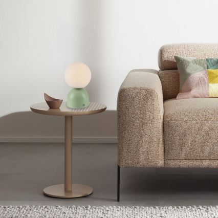 Schöner Wohnen 19218-43 - LED Stmívatelná dotyková nabíjecí stolní lampa RUDI LED/1,2W/5V 3000-6000K 1200 mAh zelená