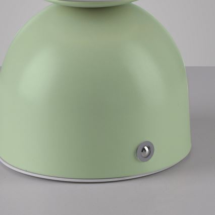 Schöner Wohnen 19218-43 - LED Stmívatelná dotyková nabíjecí stolní lampa RUDI LED/1,2W/5V 3000-6000K 1200 mAh zelená