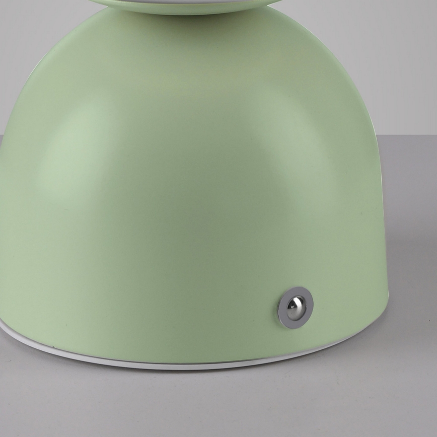 Schöner Wohnen 19218-43 - LED Stmívatelná dotyková nabíjecí stolní lampa RUDI LED/1,2W/5V 3000-6000K 1200 mAh zelená