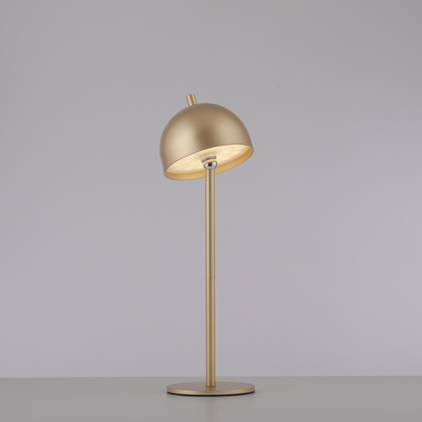 Schöner Wohnen 19244-12 - LED Stmívatelná dotyková nabíjecí venkovní stolní lampa BELLIS LED/2,5W/5V 2600 mAh IP54 zlatá