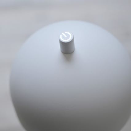 Schöner Wohnen 19244-16 - LED Stmívatelná dotyková nabíjecí venkovní stolní lampa BELLIS LED/2,5W/5V 2600 mAh IP54 bílá