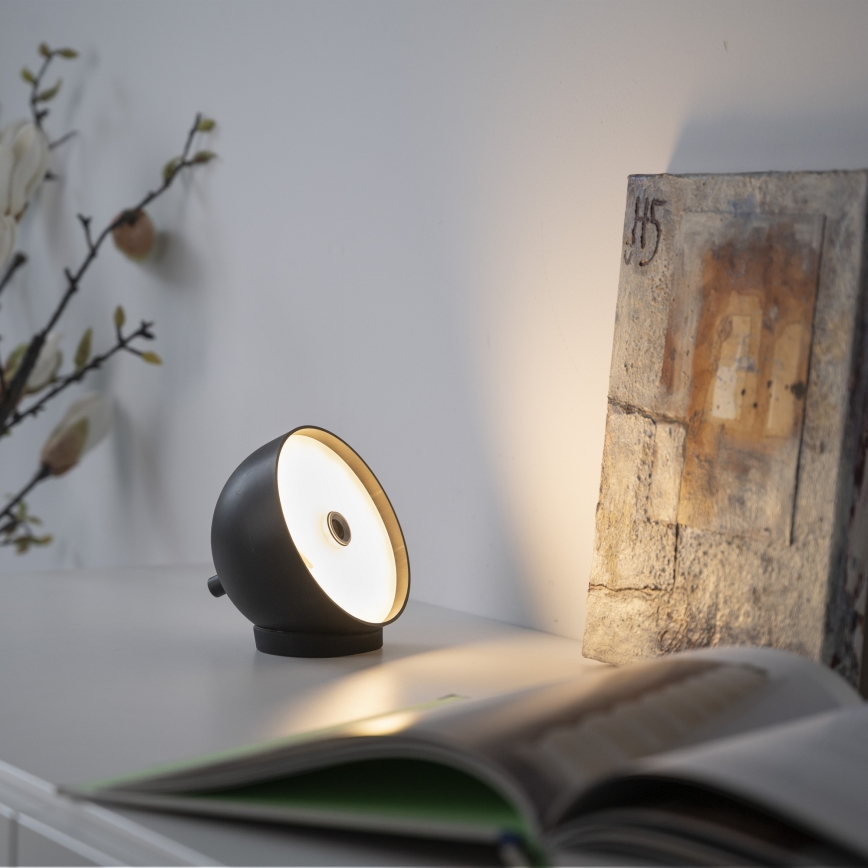 Schöner Wohnen 19244-18 - LED Stmívatelná dotyková nabíjecí venkovní stolní lampa BELLIS LED/2,5W/5V 2600 mAh IP54 černá