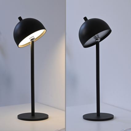 Schöner Wohnen 19244-18 - LED Stmívatelná dotyková nabíjecí venkovní stolní lampa BELLIS LED/2,5W/5V 2600 mAh IP54 černá