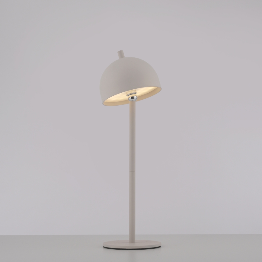 Schöner Wohnen 19244-39 - LED Stmívatelná dotyková nabíjecí venkovní stolní lampa BELLIS LED/2,5W/5V 2600 mAh IP54 šedá