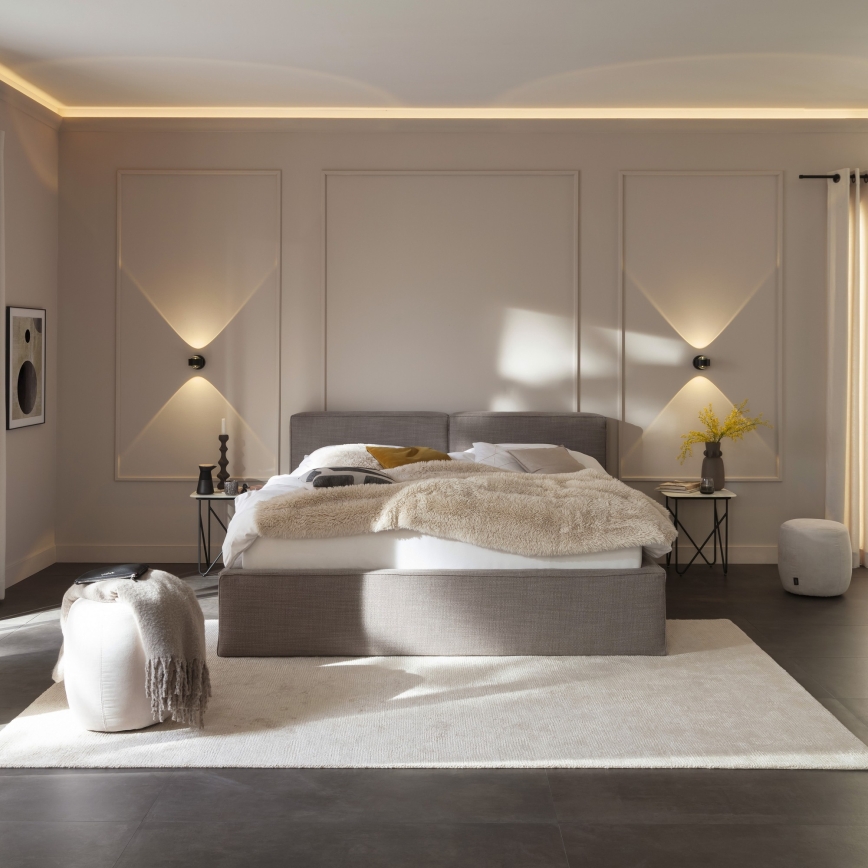 Schöner Wohnen 19331-18 - LED Nástěnné svítidlo CHIA 2xLED/2W/230V černá