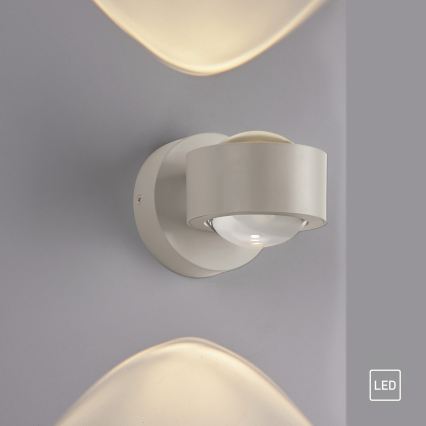 Schöner Wohnen 19331-39 - LED Nástěnné svítidlo CHIA 2xLED/2W/230V šedá