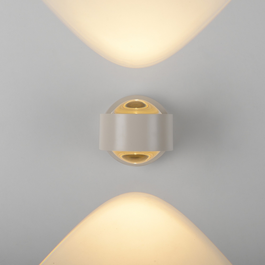 Schöner Wohnen 19331-39 - LED Nástěnné svítidlo CHIA 2xLED/2W/230V šedá