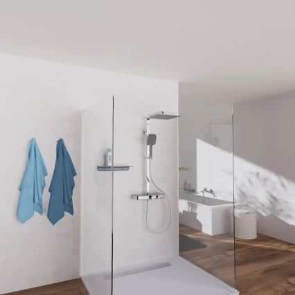 Schütte 60531 - Sprchová sada s termostatickou baterií OCEAN lesklý chrom/antracit