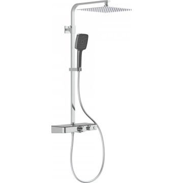 Schütte 60531 - Sprchová sada s termostatickou baterií OCEAN lesklý chrom/antracit
