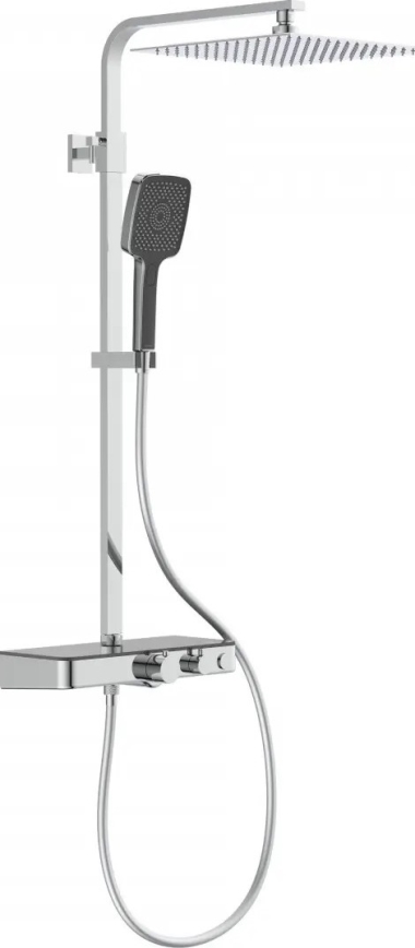 Schütte 60531 - Sprchová sada s termostatickou baterií OCEAN lesklý chrom/antracit