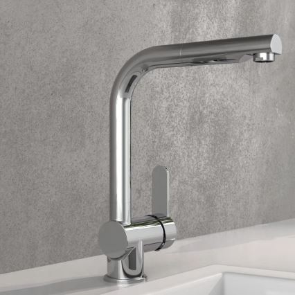 Schütte 79700 - Dřezová baterie s vytahovací sprškou LONDON lesklý chrom