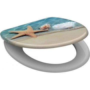 Schütte 82196 - Záchodové prkénko BEACH SoftClose duroplast