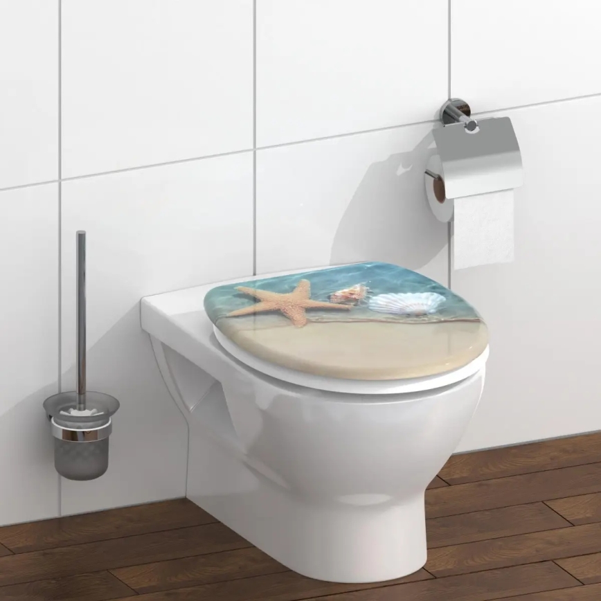Schütte 82196 - Záchodové prkénko BEACH SoftClose duroplast