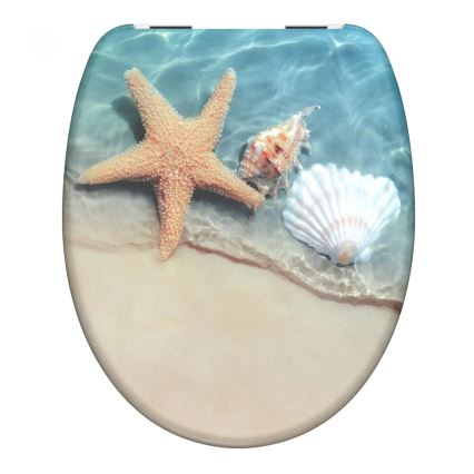 Schütte 82196 - Záchodové prkénko BEACH SoftClose duroplast