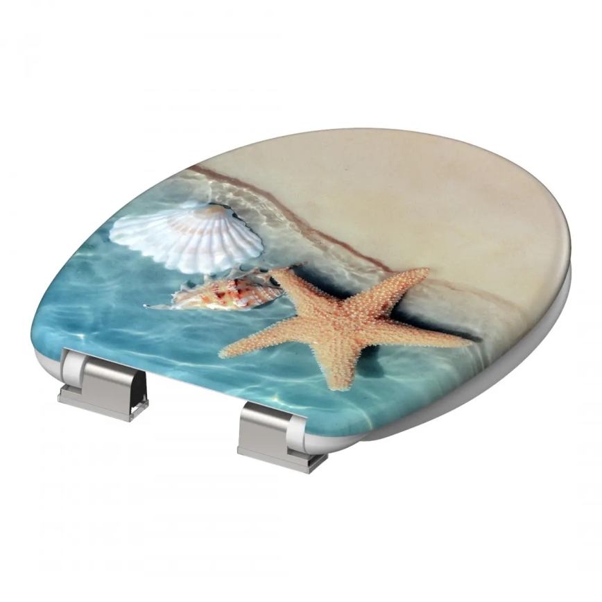 Schütte 82196 - Záchodové prkénko BEACH SoftClose duroplast