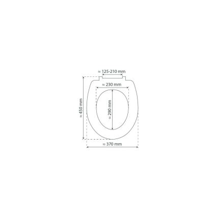 Schütte 82196 - Záchodové prkénko BEACH SoftClose duroplast