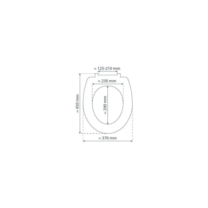 Schütte 82196 - Záchodové prkénko BEACH SoftClose duroplast