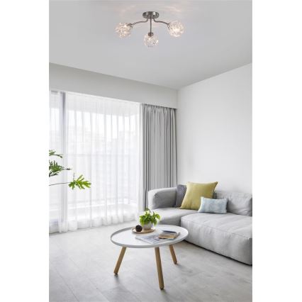 Searchlight - Přisazený lustr ASTRAL 3xG9/33W/230V matný chrom