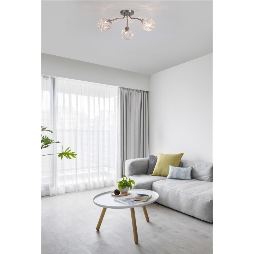 Searchlight - Přisazený lustr ASTRAL 3xG9/33W/230V matný chrom