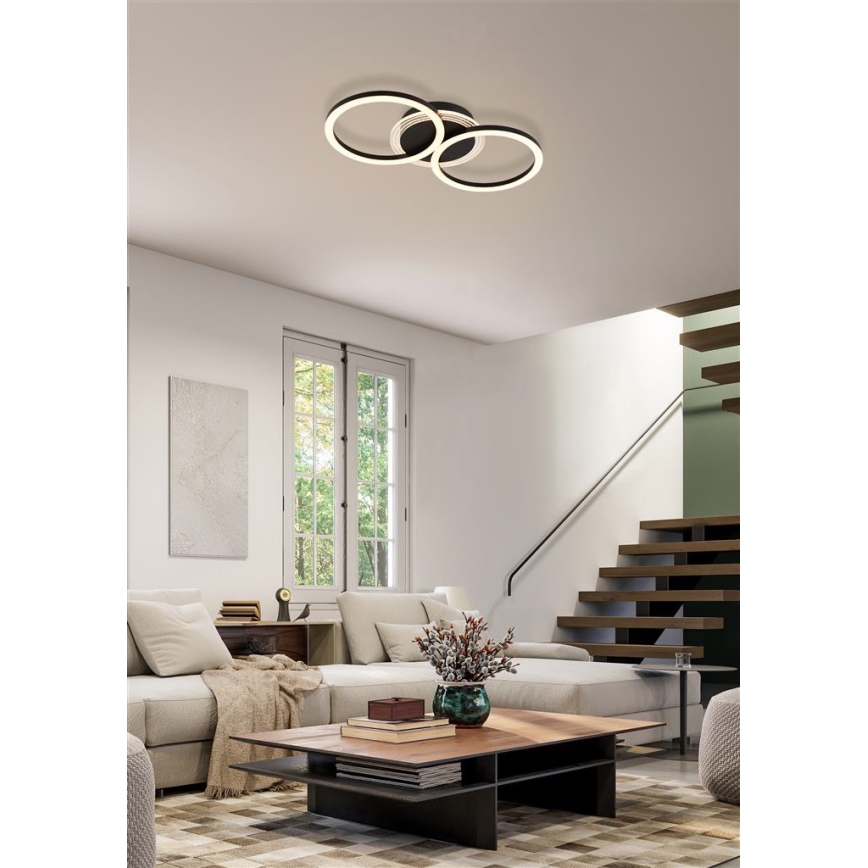 Searchlight - LED Stmívatelné stropní svítidlo CONTOUR LED/24W/230V 3000K