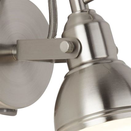 Searchlight - Nástěnné bodové svítidlo FOCUS 1xGU10/50W/230V matný chrom