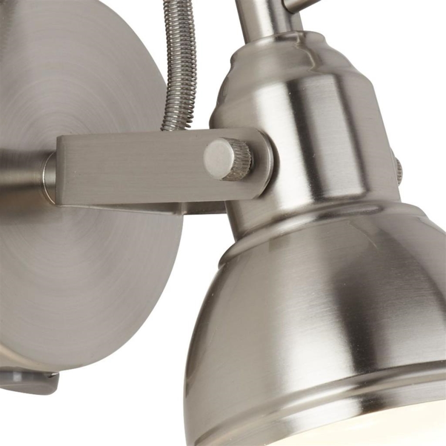 Searchlight - Nástěnné bodové svítidlo FOCUS 1xGU10/50W/230V matný chrom