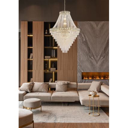 Searchlight - Lustr na řetězu LOUIS PHILLIPE 28xE14/60W/230V