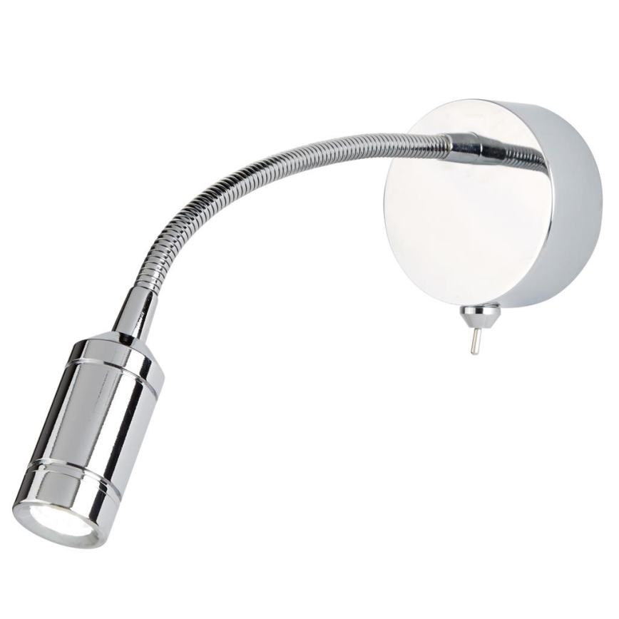 Searchlight - LED Flexibilní lampička ADJU LED/1W/230V lesklý chrom