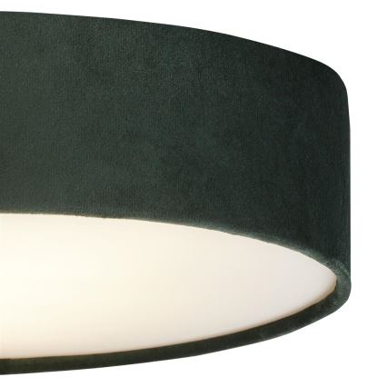 Searchlight - Stropní svítidlo DRUM 3xE27/60W/230V zelená