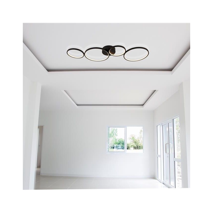 Searchlight - LED Přisazený lustr CIRQUE 4xLED/34W/230V