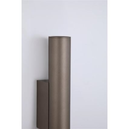 Searchlight - Nástěnné svítidlo BEACON 2xGU10/10W/230V hnědá