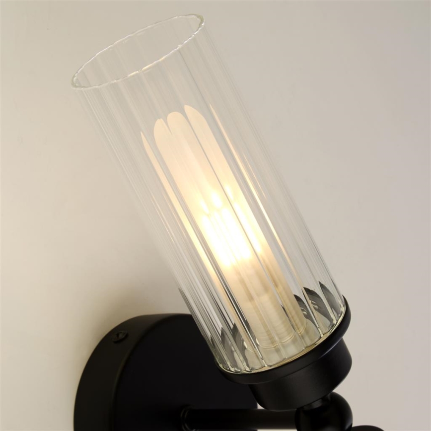 Searchlight - Nástěnné svítidlo IMPERIAL 2xG9/33W/230V černá