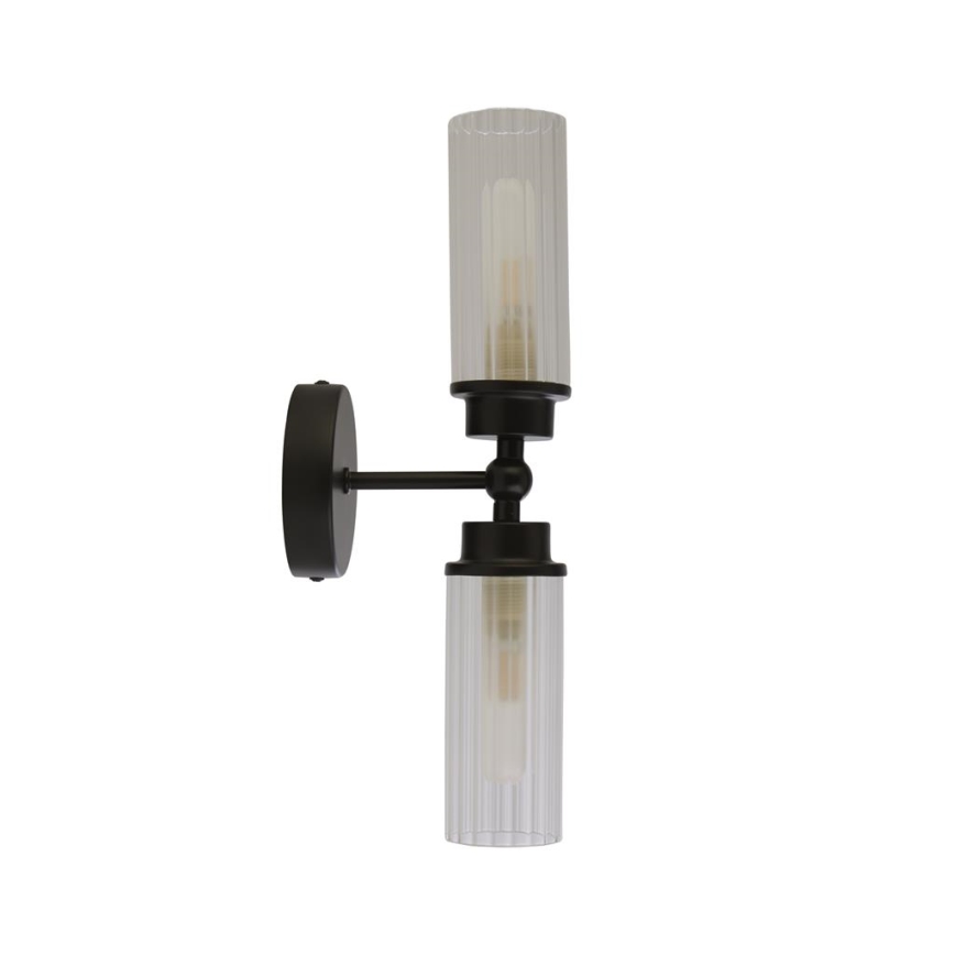 Searchlight - Nástěnné svítidlo IMPERIAL 2xG9/33W/230V černá