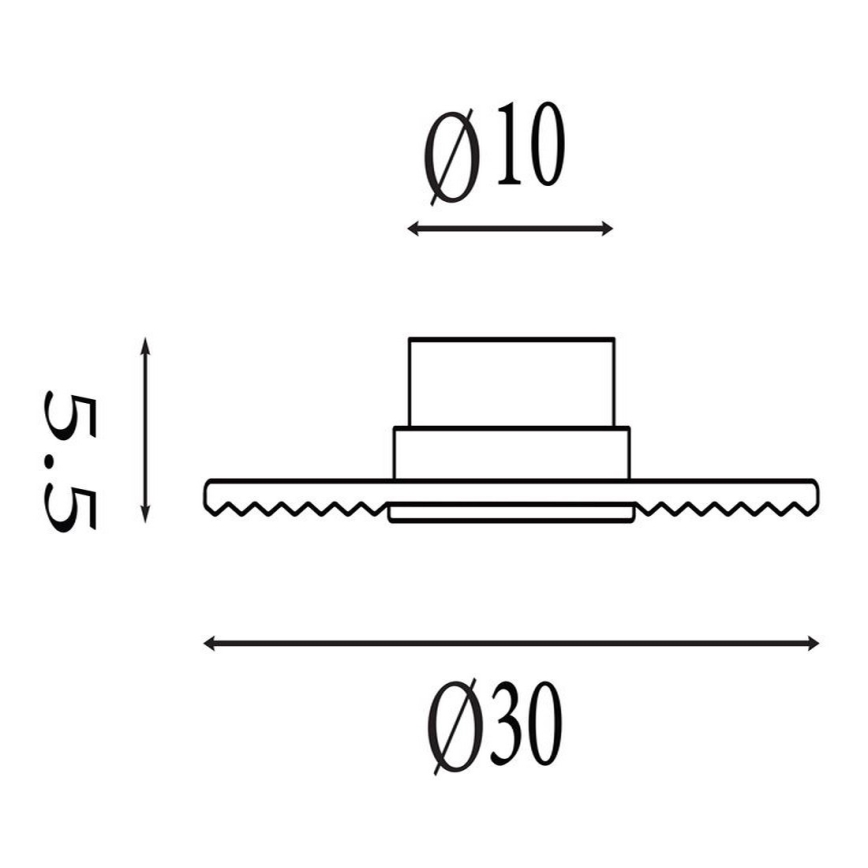 Searchlight - LED Stmívatelné nástěnné svítidlo CLEO LED/9,4W/230V černá