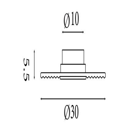 Searchlight - LED Stmívatelné nástěnné svítidlo CLEO LED/9,4W/230V kouřová