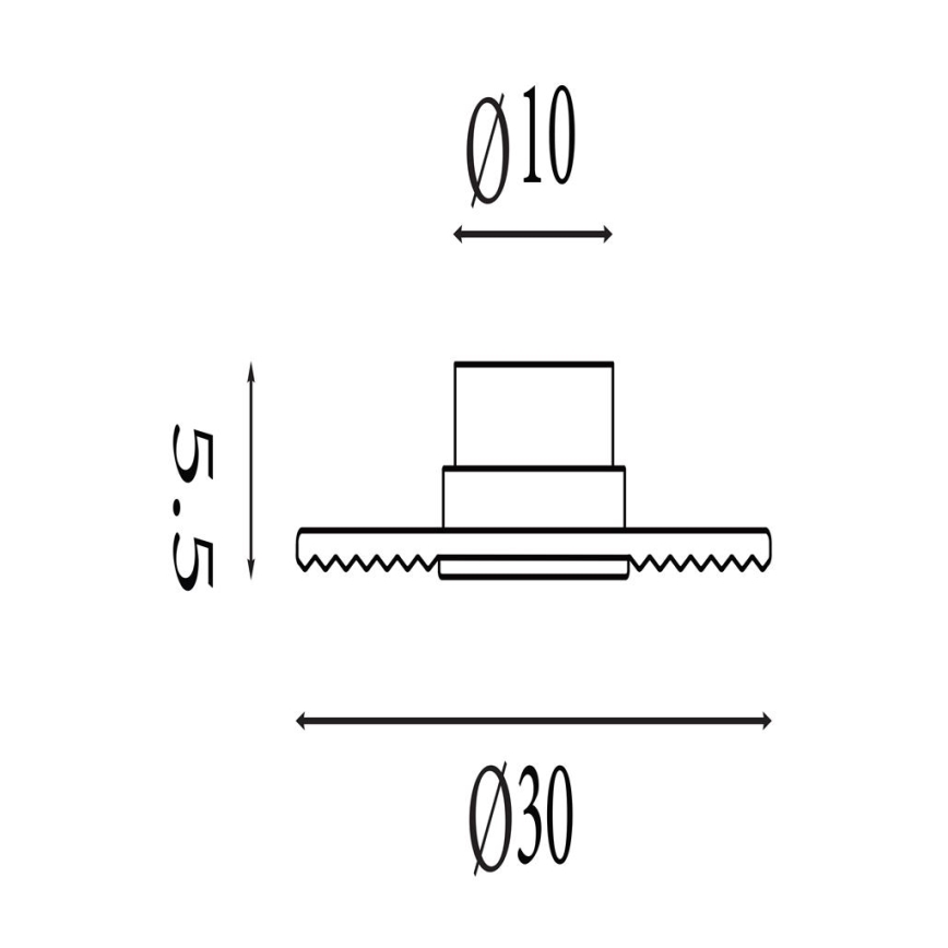 Searchlight - LED Stmívatelné nástěnné svítidlo CLEO LED/9,4W/230V kouřová