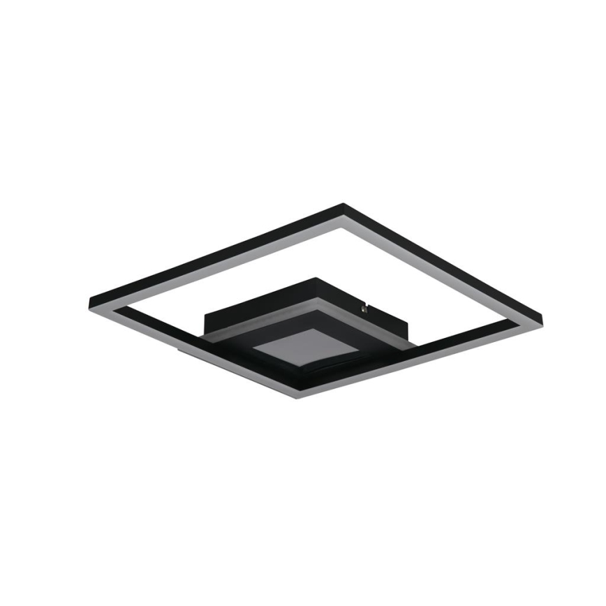 Searchlight - LED Stmívatelné stropní svítidlo QUADRATE LED/24W/230V 36x36 cm černá