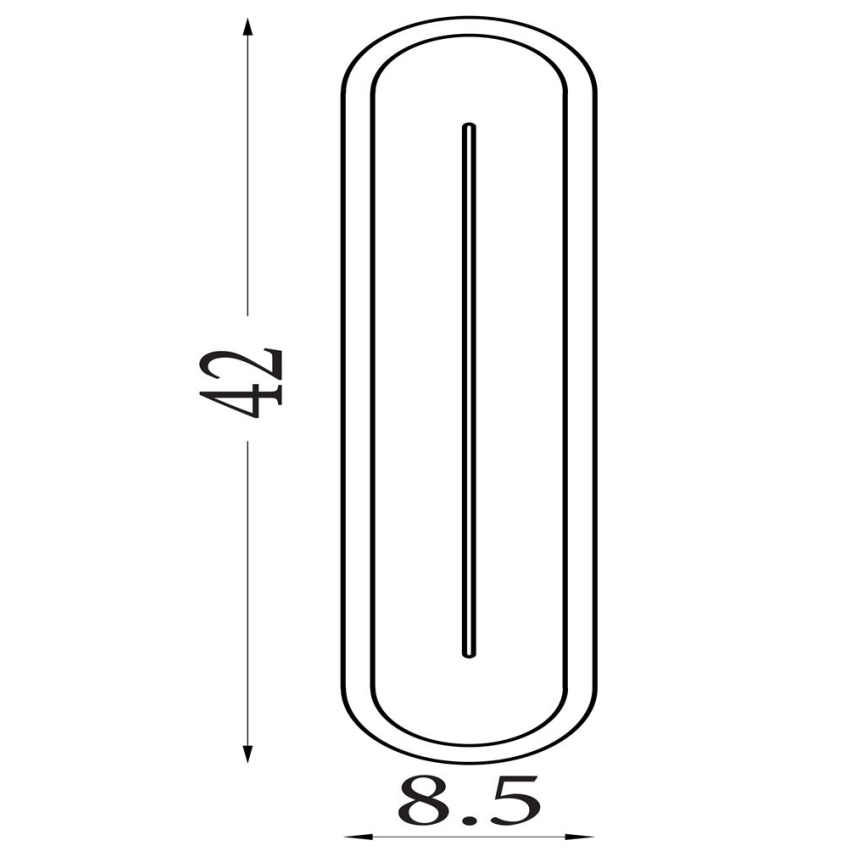 Searchlight - LED Stmívatelné nástěnné svítidlo COUPER LED/14W/230V 3000K