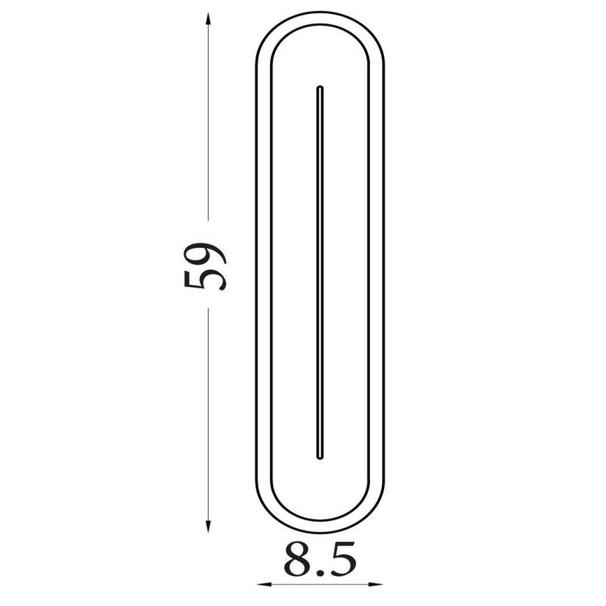 Searchlight - LED Stmívatelné nástěnné svítidlo COUPER LED/25W/230V 3000K mosaz
