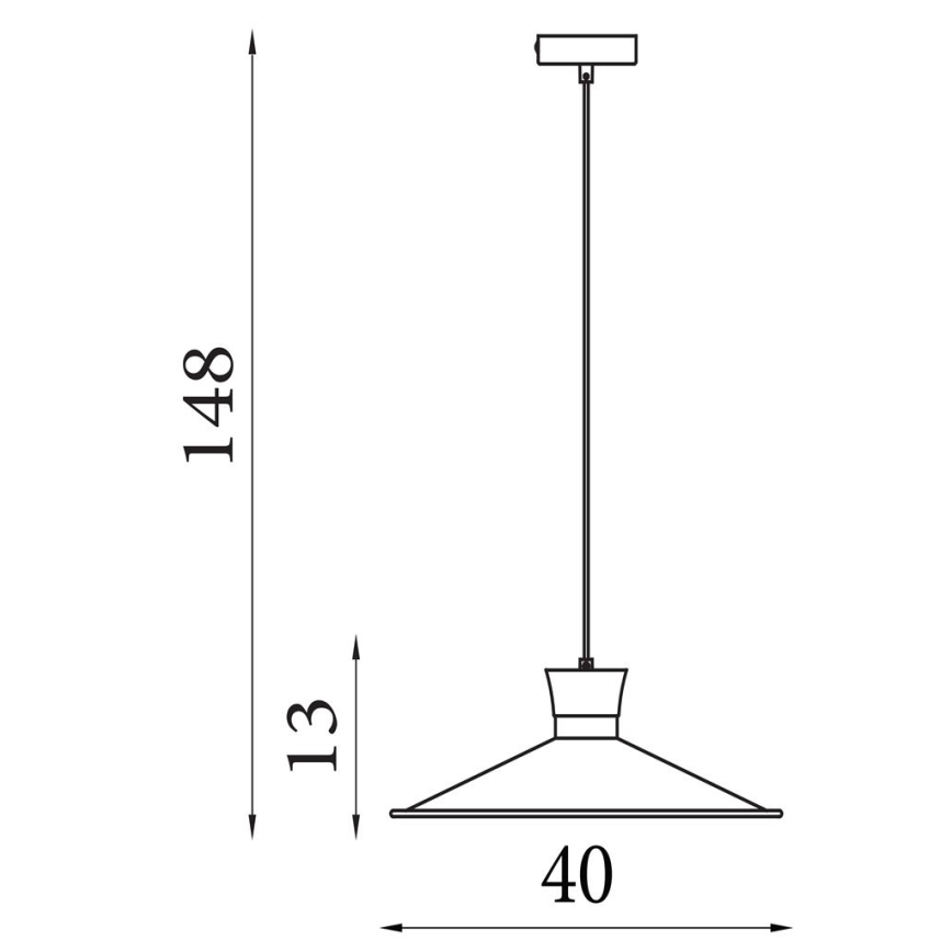 Searchlight - Lustr na lanku BALHAM 1xE27/60W/230V