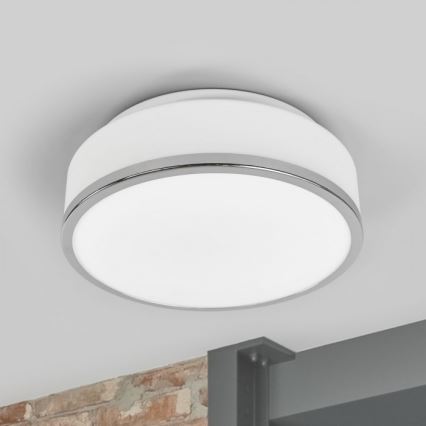 Searchlight - Koupelnové stropní svítidlo DISC 2xE27/60W/230V IP44