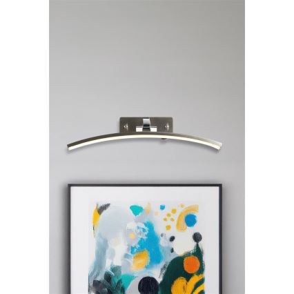 Searchlight - LED Obrazové svítidlo SANTORINI LED/10,88W/230V stříbrná