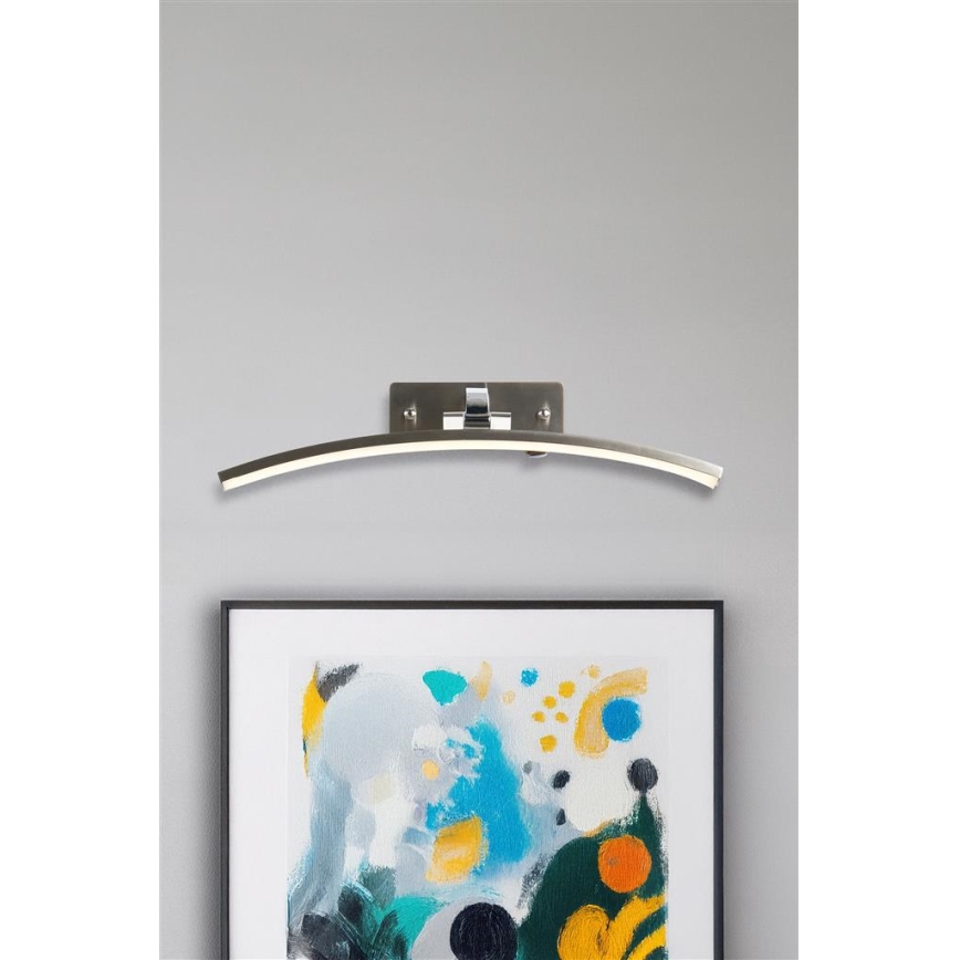 Searchlight - LED Obrazové svítidlo SANTORINI LED/10,88W/230V stříbrná