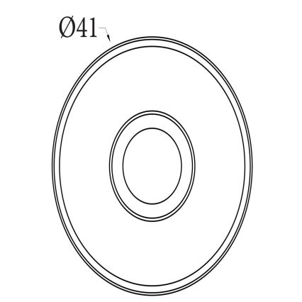 Searchlight - LED Stmívatelné stropní svítidlo LUMADISC LED/20W/230V pr. 41 cm