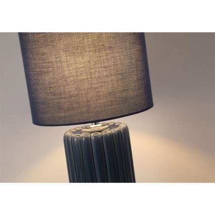 Searchlight - Stolní lampa GROOVE 1xE14/60W/230V modrá