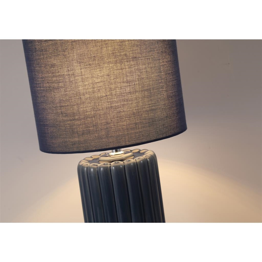 Searchlight - Stolní lampa GROOVE 1xE14/60W/230V modrá