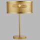 Searchlight - Stolní lampa FISHNET 2xE27/60W/230V zlatá