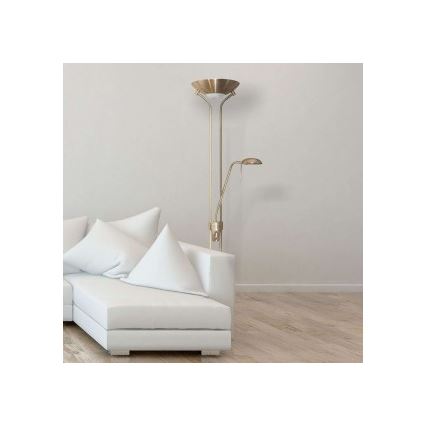 Searchlight - Stmívatelná stojací lampa MOTHILD 1xR7s/14W+1xG9/8W/230V