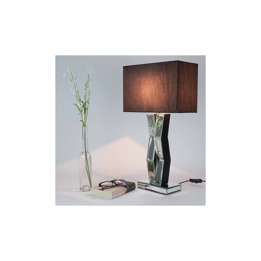 Searchlight - Stolní lampa MIRROR 1xE27/60W/230V