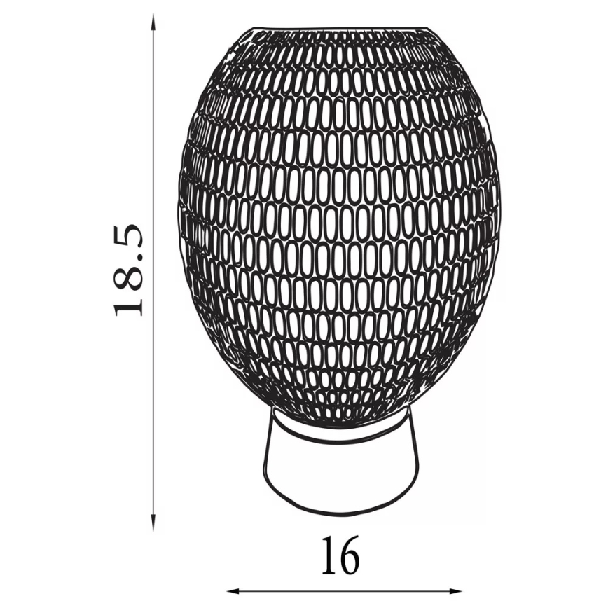 Searchlight - LED Stolní lampa MILA LED/0,6W/3xAAA hnědá